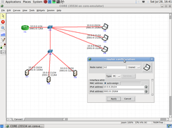 Network Simulator (fork CORE - Live USB) Screenshot 4
